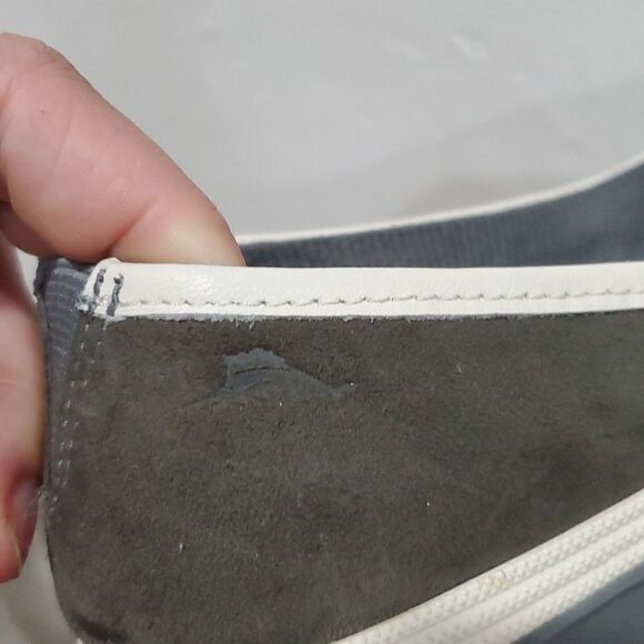 Tommy Bahama Genuine Leather Shoes in Grey Size 8 - Picture 10 of 14